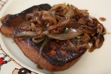 Jeudi 19 juin : Foie de veau aux petits oignons Jeudi 19 juin : Foie de veau aux petits oignons