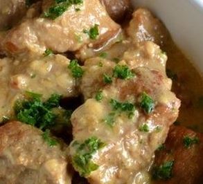 Mercredi 21 mai : Sauté de porc au maroilles Mercredi 21 mai : Sauté de porc au maroilles