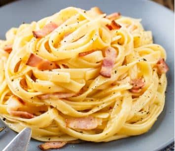 pates carbonara