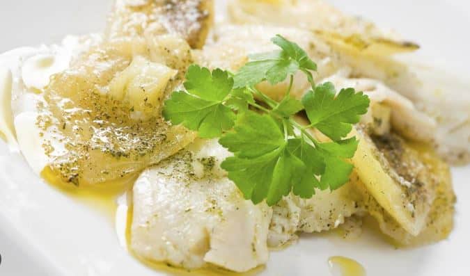 lieu sauce au beurre citronné