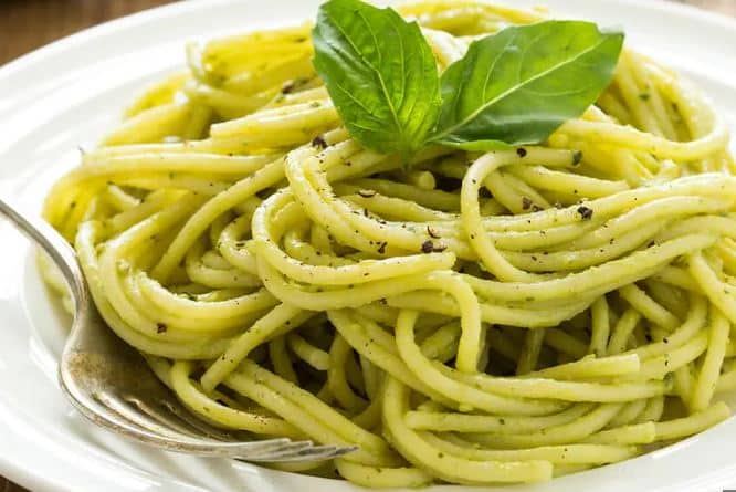 pâtes au pesto