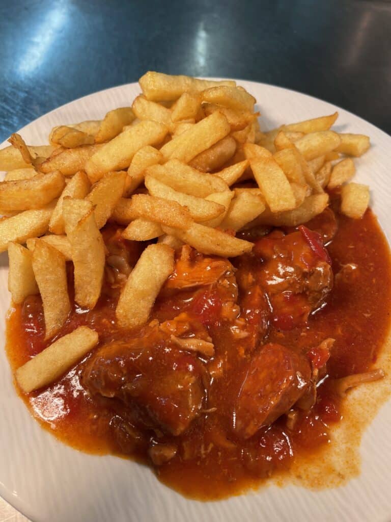 saute de porc au chorizo