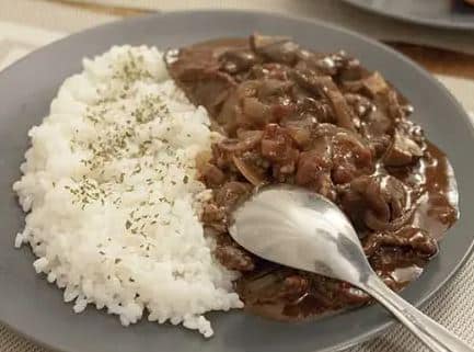 boeuf sauce blanche, riz