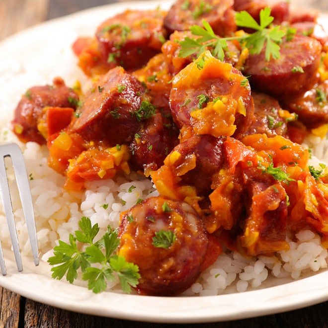 rougail saucisses